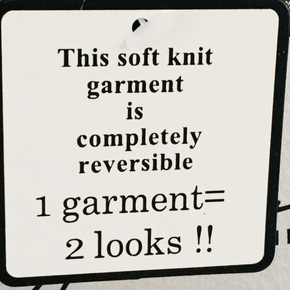 Womens S Lynn Ritchie Leggings Reversible Navy Blue Gray Striped 29"‎ Inseam New - Picture 5 of 8